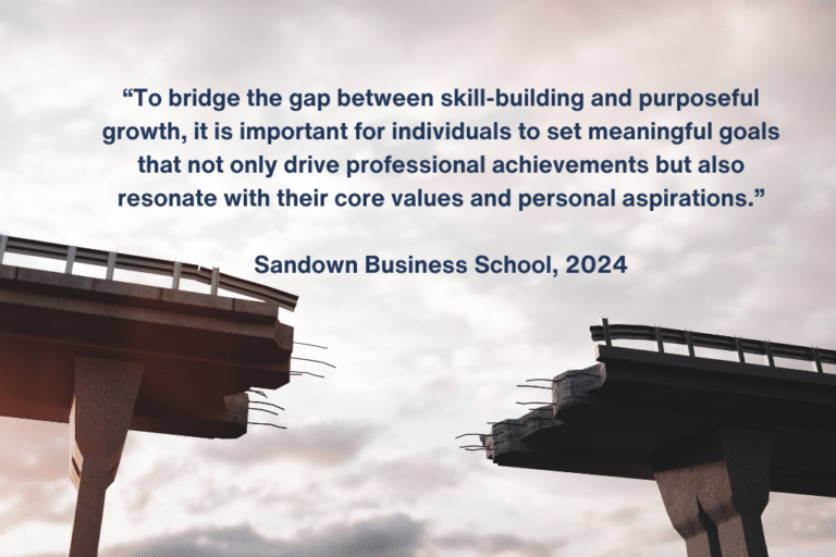 Thriving in 2025: Essential Skills and Intentional Goal-Setting - bridge the gap